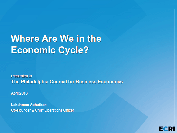 economic cycle research paper